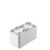 Surface-mounted double-head spotlight led ceiling lamp ceiling-type bold lamp living room downlight bedroom square no main light lighting