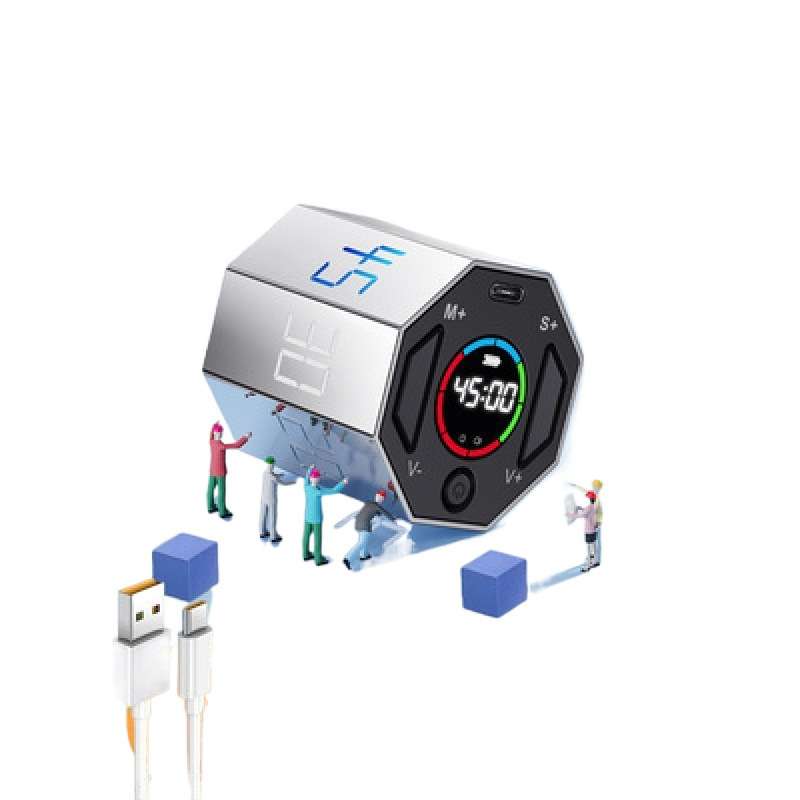 计时器时间小方管理器提醒儿童学习自律沙漏厨房八面定时器 - 图3