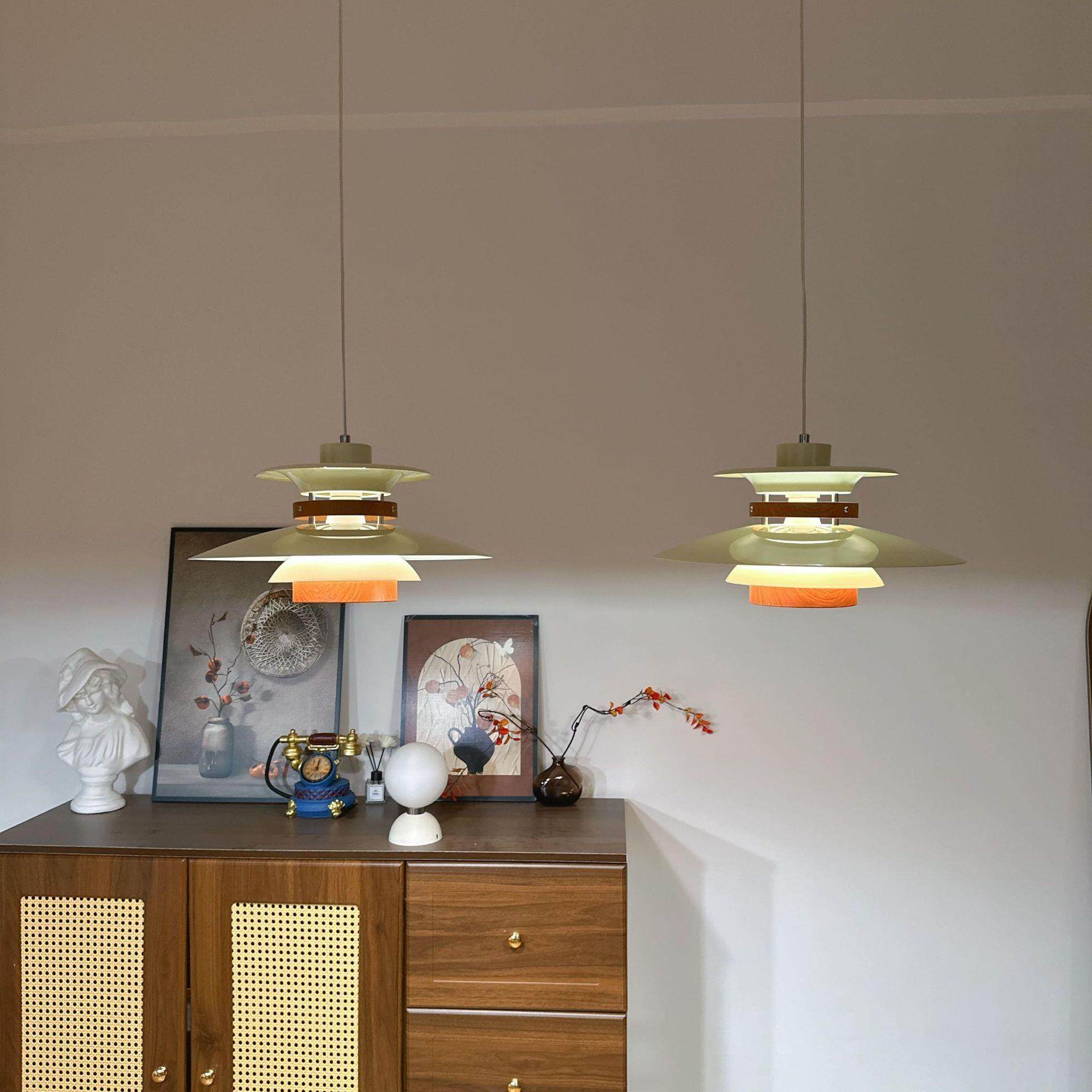 北欧中古风可升降摇臂移位PH5吊灯 创意现代法式奶油餐厅飞碟吊灯,淘宝优惠券,粉丝福利购,淘宝优惠卷