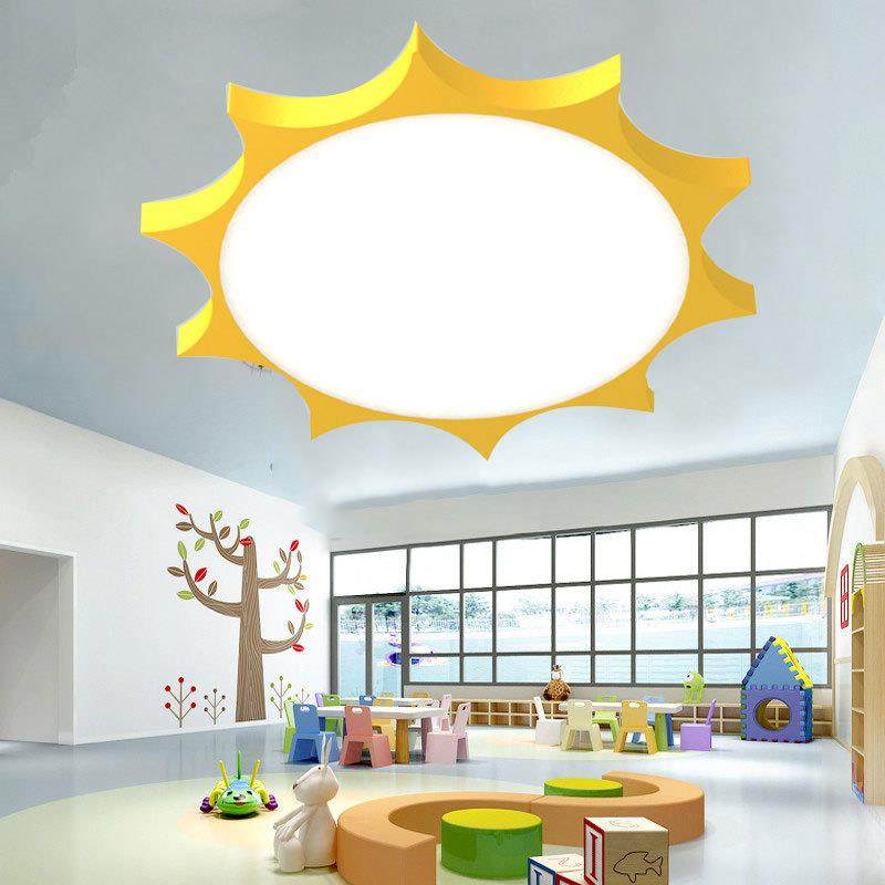 幼儿园led吊灯母婴店儿童乐堡云朵星星太阳月亮灯创意造型吸顶灯,淘宝优惠券,粉丝福利购,淘宝优惠卷