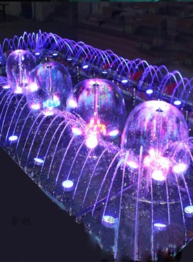 大型音乐喷泉公园广场自然x湖浮动喷泉桥体桥体水幕音乐喷泉