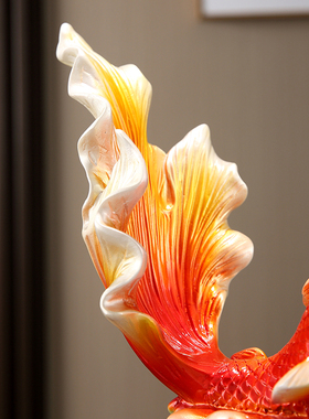 经典年年有余水晶球客厅桌面玄关装F饰品家居摆件酒柜乔迁新居礼