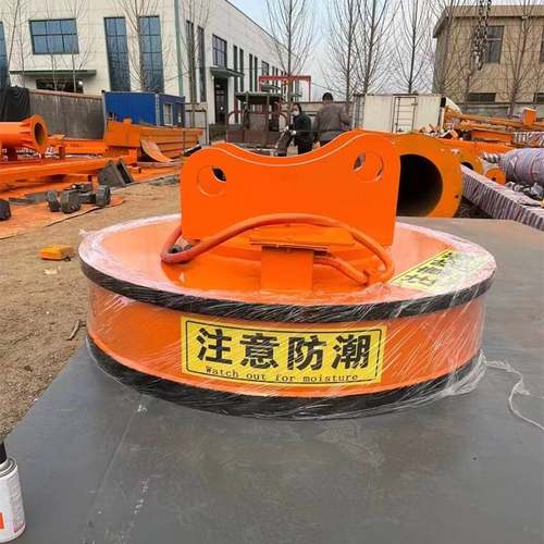 起重电磁吸盘龙门吊挖机装载机废钢废铁高频圆形强磁吸盘1米 - 图2