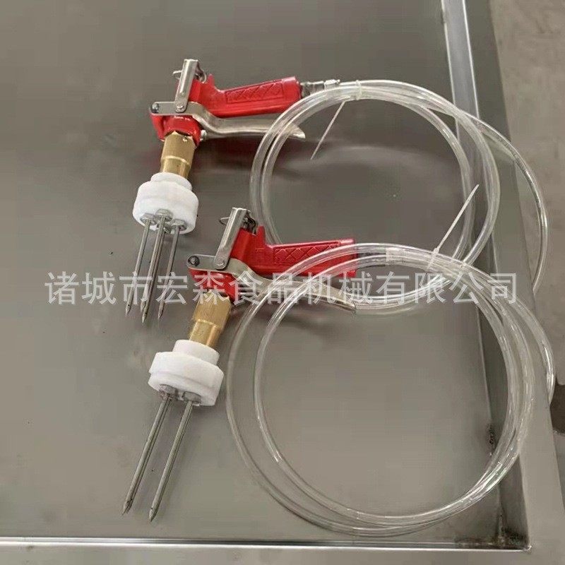 手动8针盐水注射机鸡腿鸡胸肉盐水注射设备平台式肉类腌制入味机,淘宝优惠券,粉丝福利购,淘宝优惠卷