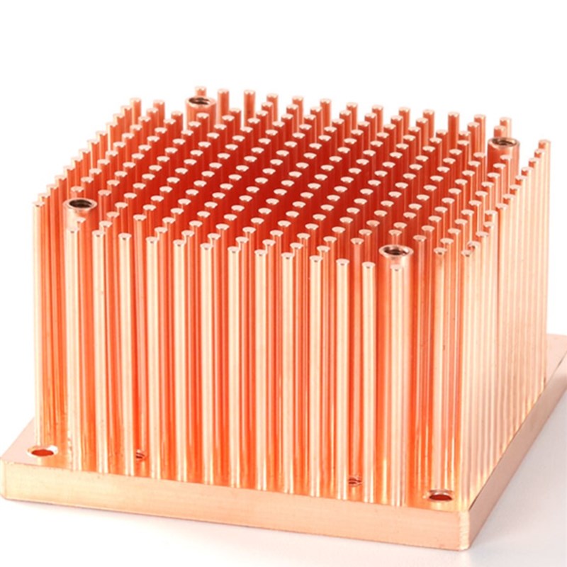 被动散热器兆东锻造一体式针柱式紫铜散热器显卡服务器高功率 - 图3
