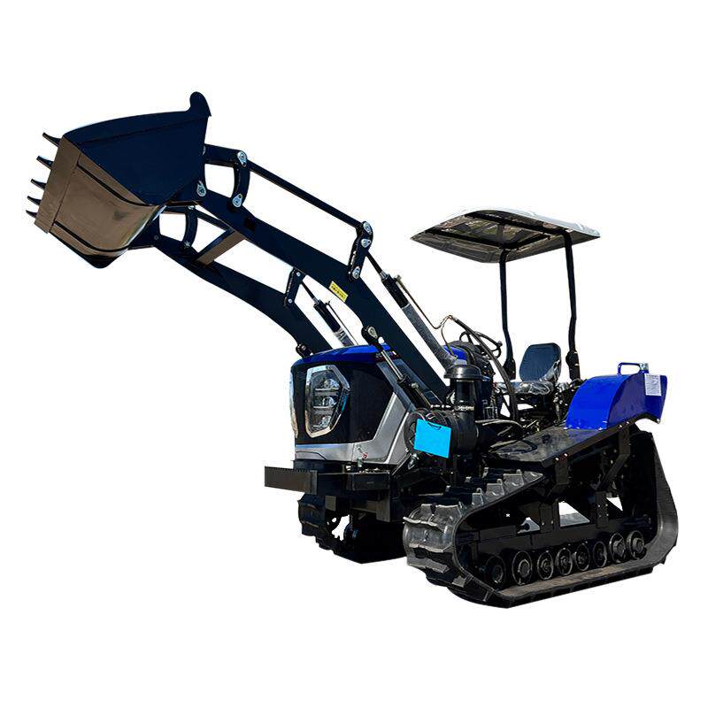 100 HP multifunctional four-wheel drive micro tillage machine, diesel tillage machine, plowing, trenching, plowing and drying dual-purpose rotary tillage machine