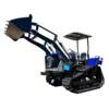 100 HP multifunctional four-wheel drive micro tillage machine, diesel tillage machine, plowing, trenching, plowing and drying dual-purpose rotary tillage machine