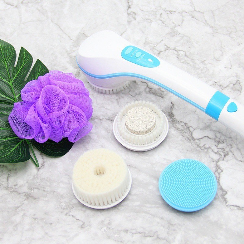 电动洗澡神器搓澡仪按摩全自动A搓泥懒人擦搓长柄后背沐浴刷充电 - 图2