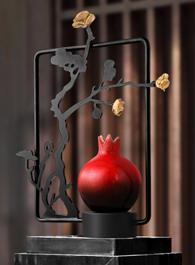 创意新中式摆件客厅玄关家居软装饰品禅K意现代乔迁新居礼品礼物