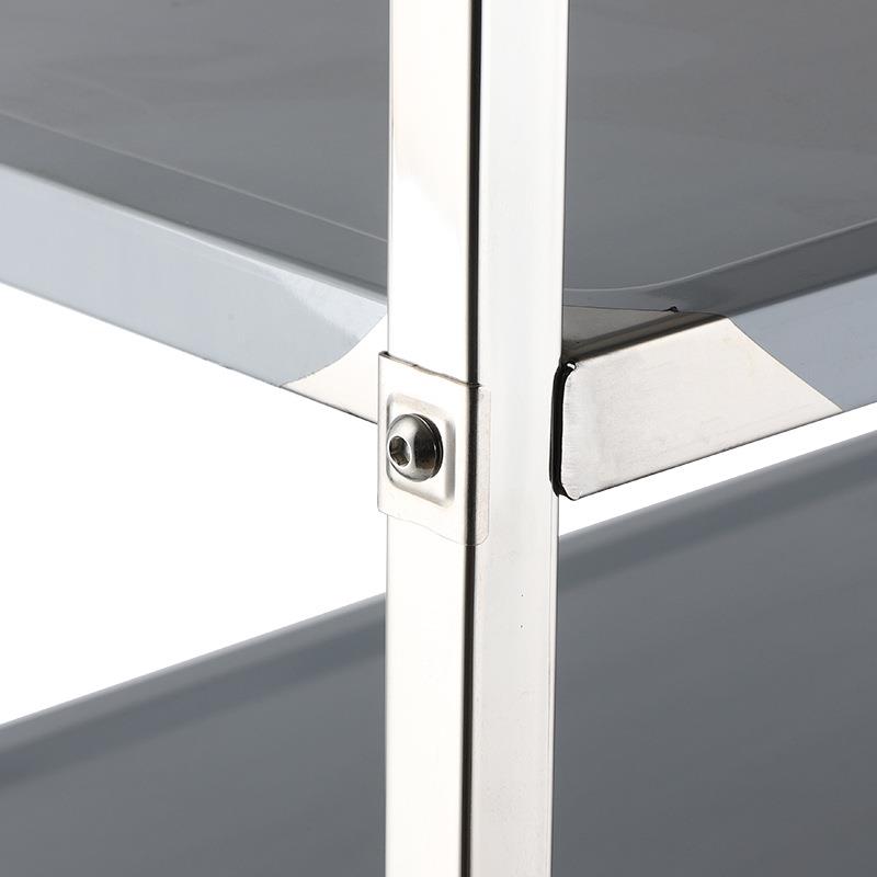 不锈钢送餐车方管手推收餐车餐厅加厚餐车多功能小推车商用酒店 - 图1