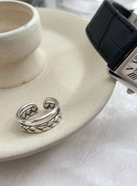 法式尾戒小拇指戒指女q戒指可调节大小食指戒指网红爆款简约冷淡