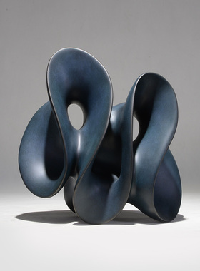 家居饰品现代酒店配饰创意别墅样板房摆设抽象艺术雕X塑大摆件定