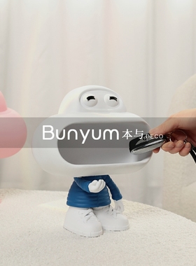 入户玄关轻奢大嘴蛙钥匙收纳摆件客厅H鞋柜家居装饰品乔迁新居礼