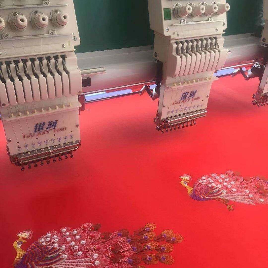 高速电脑绣花机家纺床上用品绣汉服戏服电脑绣花机大头距,淘宝优惠券,粉丝福利购,淘宝优惠卷