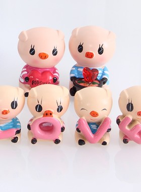 家居创意装饰品客厅小摆件工艺品可E爱吊脚娃娃浴室房间卧室内摆