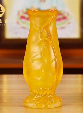 家用琉璃烛台全套香炉果盘 水杯花瓶创意摆件用品大全