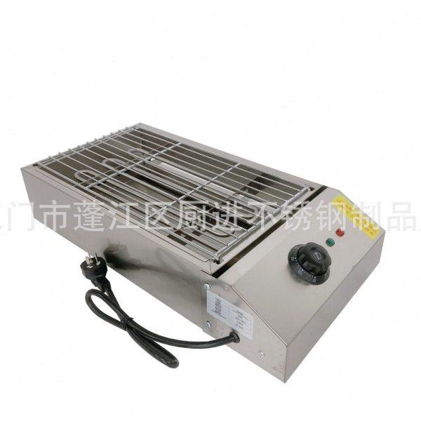 源头厂家/家用电烤炉电热烧烤炉烧烤架不锈钢烤肉烤鱼机可改插头,淘宝优惠券,粉丝福利购,淘宝优惠卷