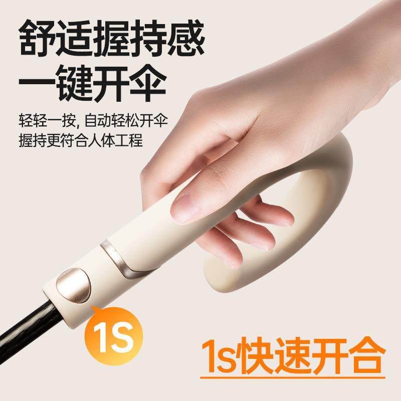 16骨一片式安全反光条弯钩直杆伞雨伞女厂家现货印字印广告雨伞,淘宝优惠券,粉丝福利购,淘宝优惠卷