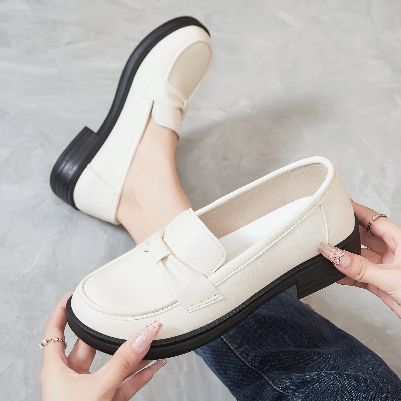 双星通勤风一脚蹬乐福鞋女平底百搭舒适单鞋软底防滑豆豆鞋,淘宝优惠券,粉丝福利购,淘宝优惠卷