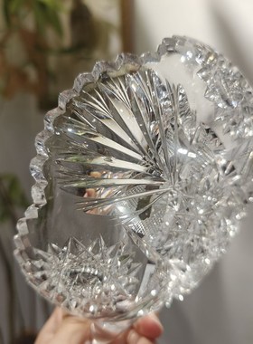 美辉满切带把手点心碟