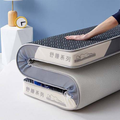 新款针织床垫家用加厚海绵褥子记忆垫租房酒店民宿床褥厂家 - 图1