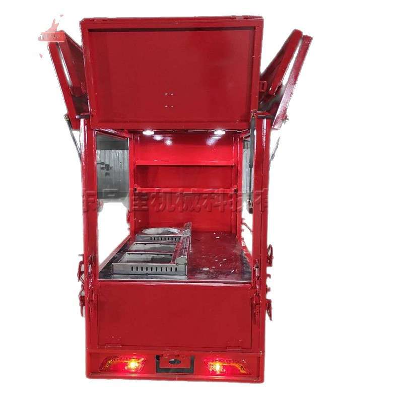 夜市小吃街移动摆摊车 景区广场饮料移动小吃摊 校门口早餐摊车 - 图3