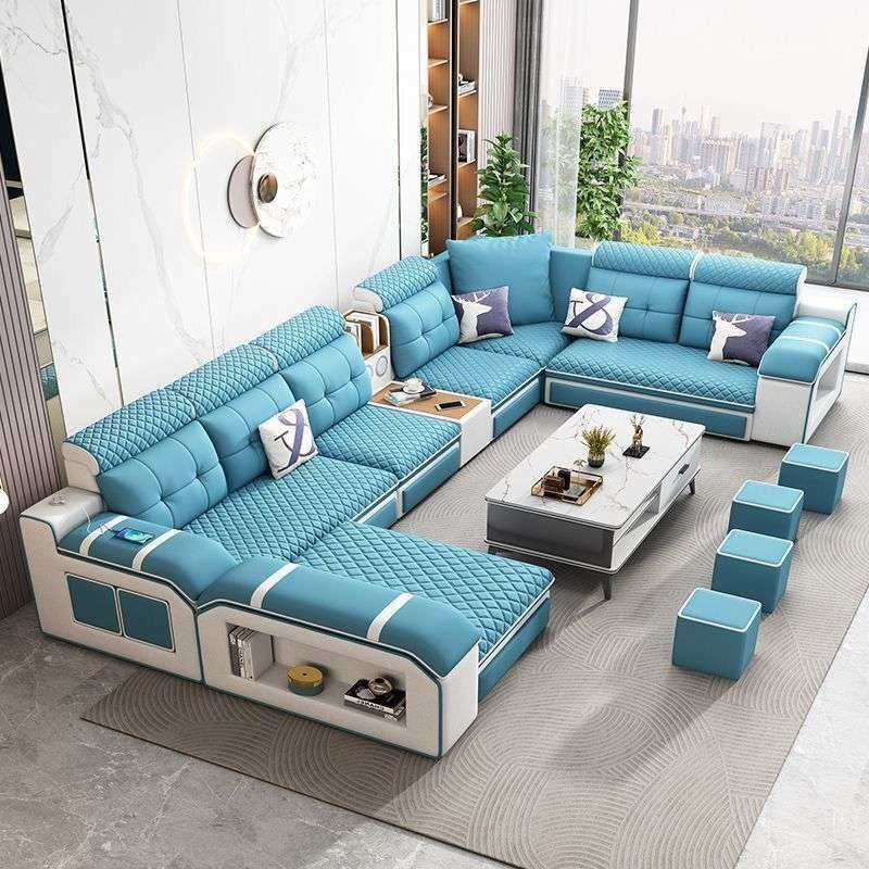 2025新款猫抓皮科技布沙发客厅简约大小户型多功能布艺沙发u型,淘宝优惠券,粉丝福利购,淘宝优惠卷