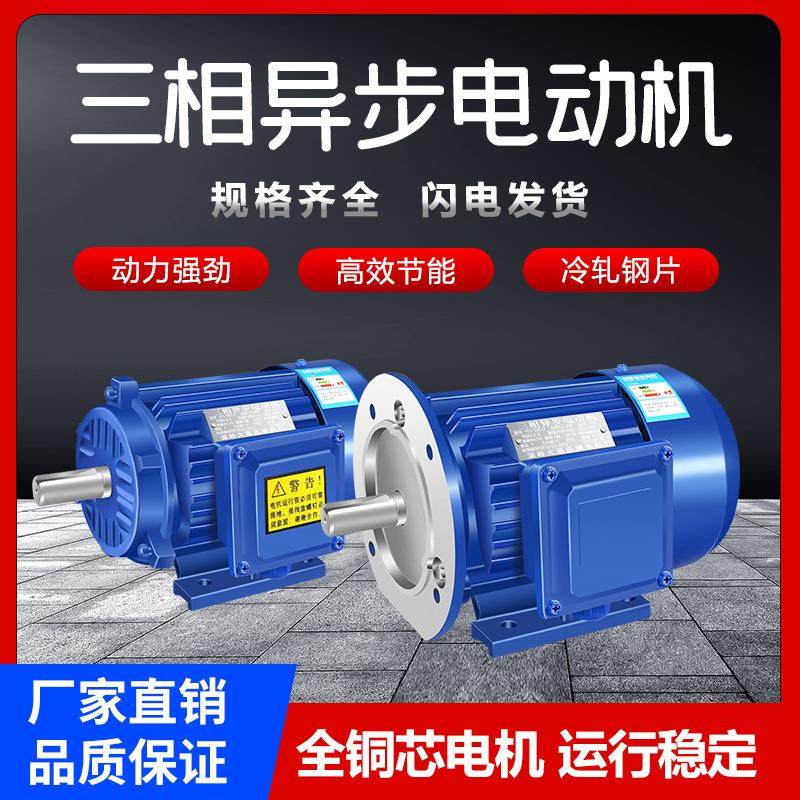 厂家直销3W2极纯铜380V高效电机2800转速高效马达三相电机,淘宝优惠券,粉丝福利购,淘宝优惠卷