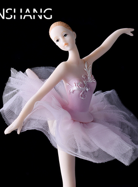 芭蕾女孩音乐盒家居装饰品摆件跳E舞公主八音盒创意闺蜜生日礼物
