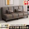 Folding sofa bed fabric small apartment rental room double simple office sofa bed all in one dual use