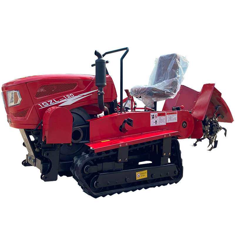 35 HP flood and drought dual-purpose rotary tiller plowing micro tillage diesel plowing rotary tiller crawler type rotary tiller