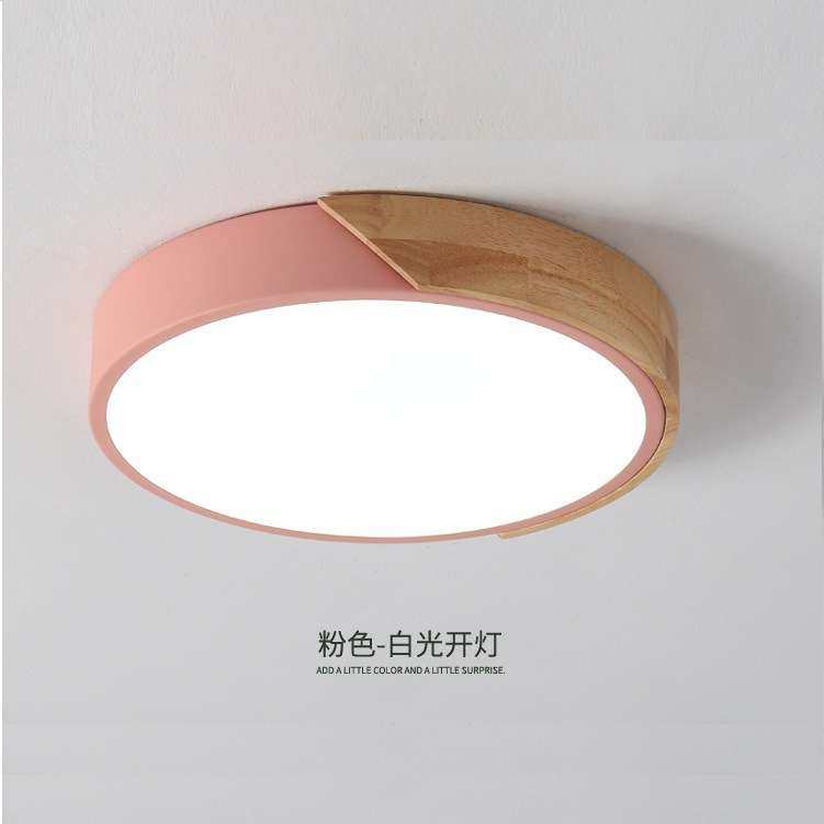 北欧卧室灯现代简约圆形吸顶灯创意儿童房书房家用客厅LED灯具,淘宝优惠券,粉丝福利购,淘宝优惠卷