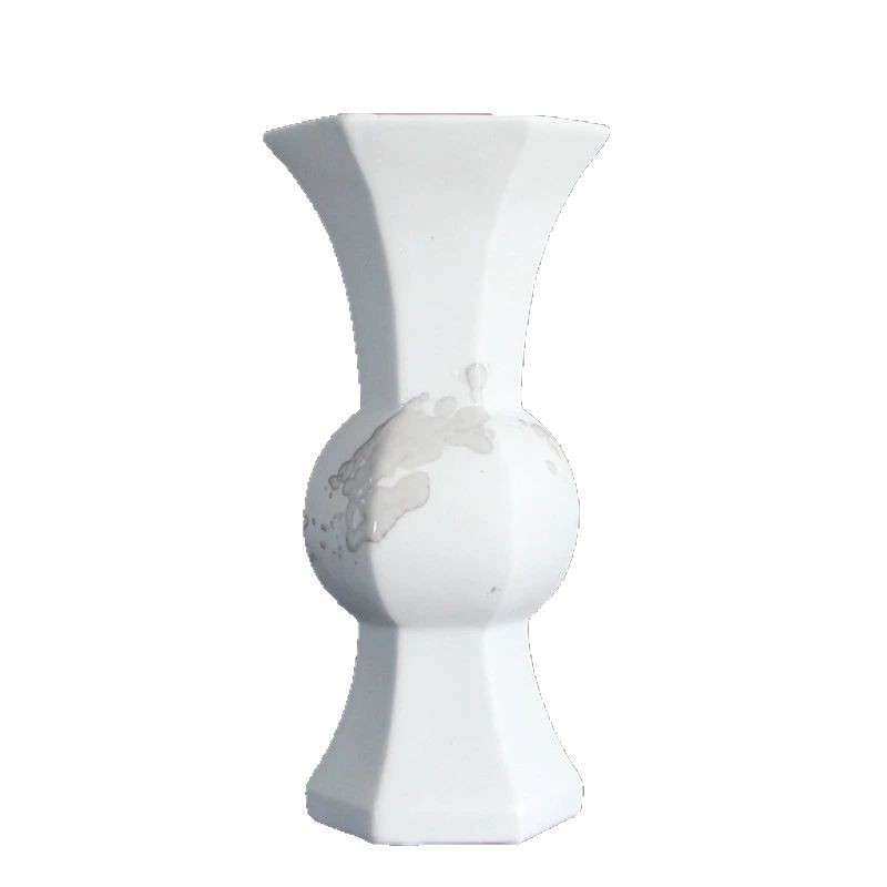 新中式陶瓷小花瓶样板房间软装饰品花器摆件茶室盆景餐桌仿真花艺,淘宝优惠券,粉丝福利购,淘宝优惠卷