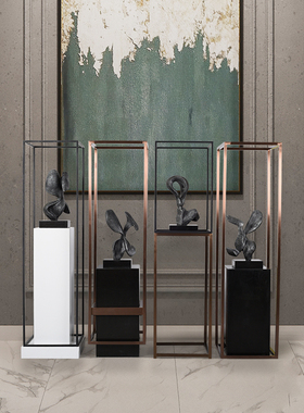 售楼处酒店大堂i走廊大型落地雕塑艺术品样板房摆件现代别墅装饰