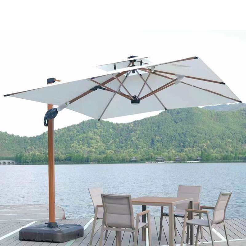 户外伞庭院伞液压伞罗马伞大伞日夜两用LED带灯遮阳伞3秒自动开伞,淘宝优惠券,粉丝福利购,淘宝优惠卷