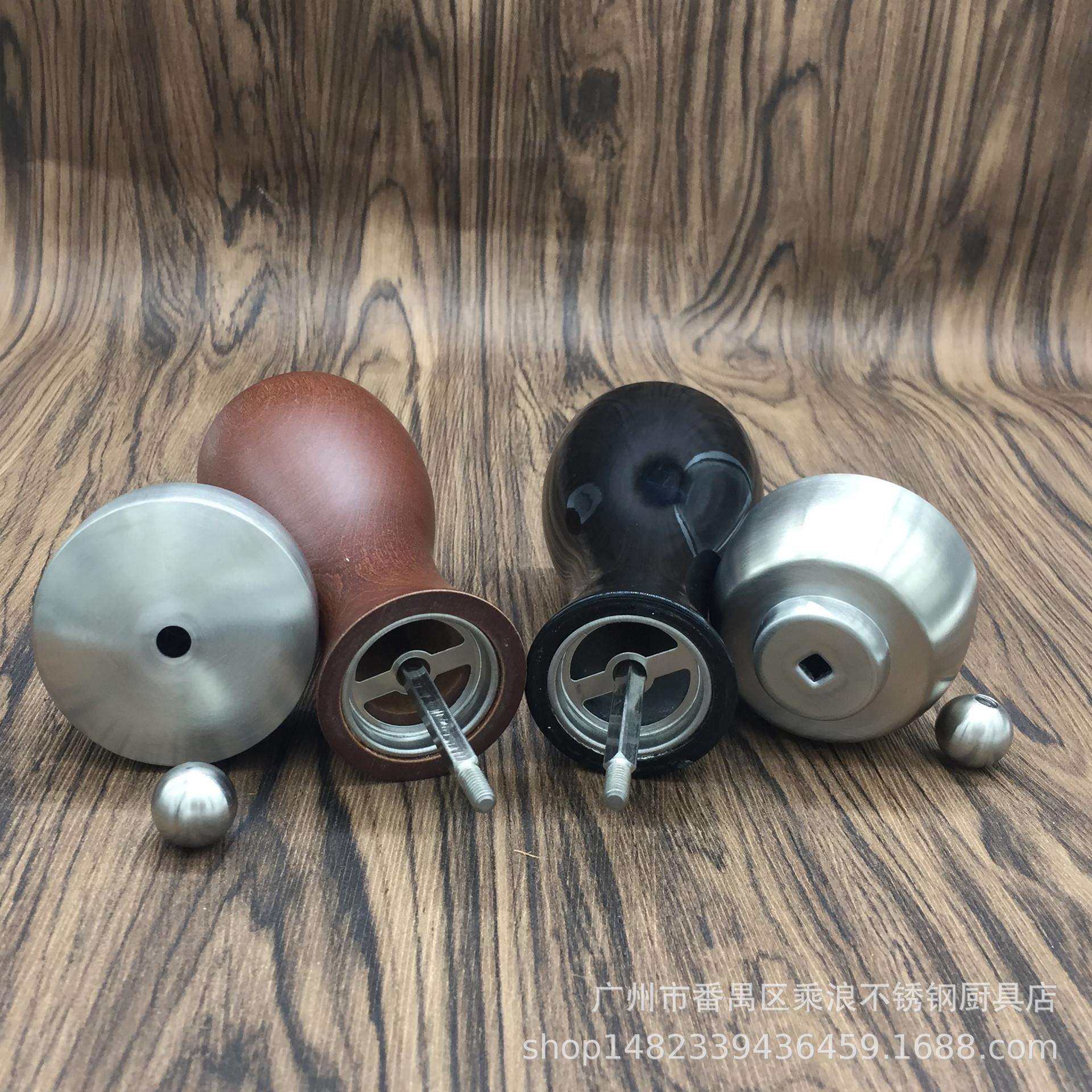 现磨胡椒研磨器家用调料磨粉花椒粒打粉瓶木手动海盐厨房白胡椒黑,淘宝优惠券,粉丝福利购,淘宝优惠卷