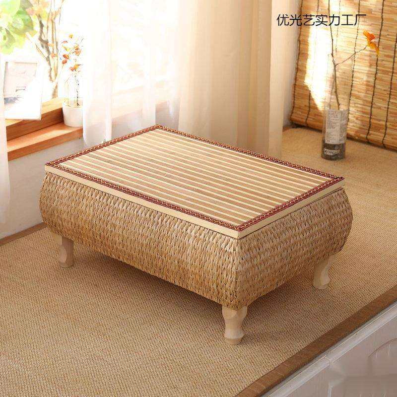 藤编茶几榻榻米飘窗桌椅日式编茶几炕几地台矮茶桌炕上小茶几,淘宝优惠券,粉丝福利购,淘宝优惠卷