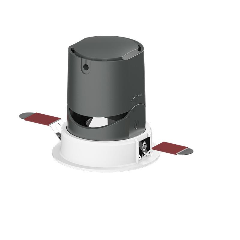 Full spectrum anti-glare square spotlight, frameless double-eye anti-glare downlight grille, single and double-head recessed bold lamp