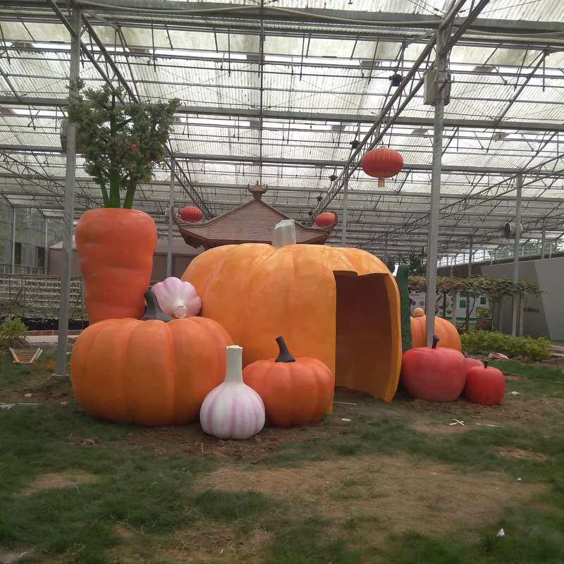 南瓜雕塑 胡萝卜蔬菜雕塑 玻璃钢材质生态园装饰摆件厂家直销,淘宝优惠券,粉丝福利购,淘宝优惠卷