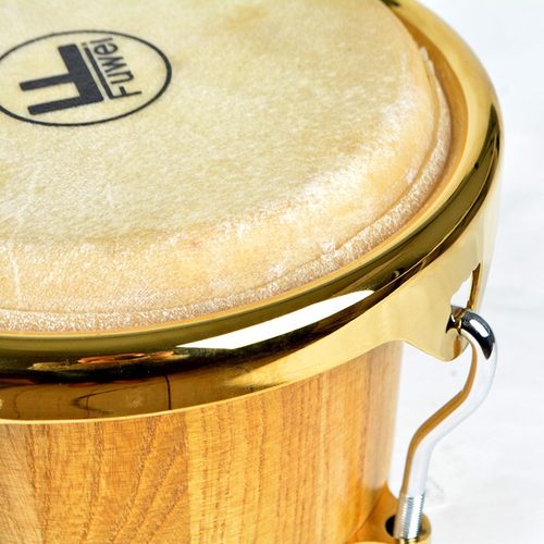 邦哥鼓Bbongo邦戈鼓牛皮7寸9寸儿童帮戈手鼓非洲鼓奥尔夫椿木专业 - 图1