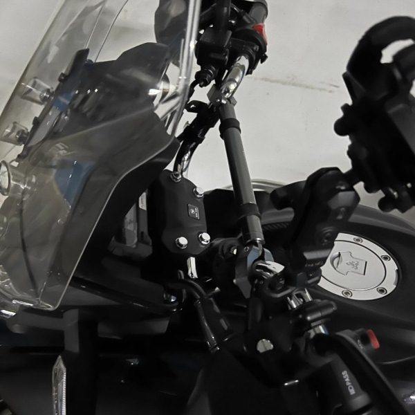 适用春风狒狒XO-2 ST125摩托改装平衡杆扩展车把横杆手机导航支架,淘宝优惠券,粉丝福利购,淘宝优惠卷