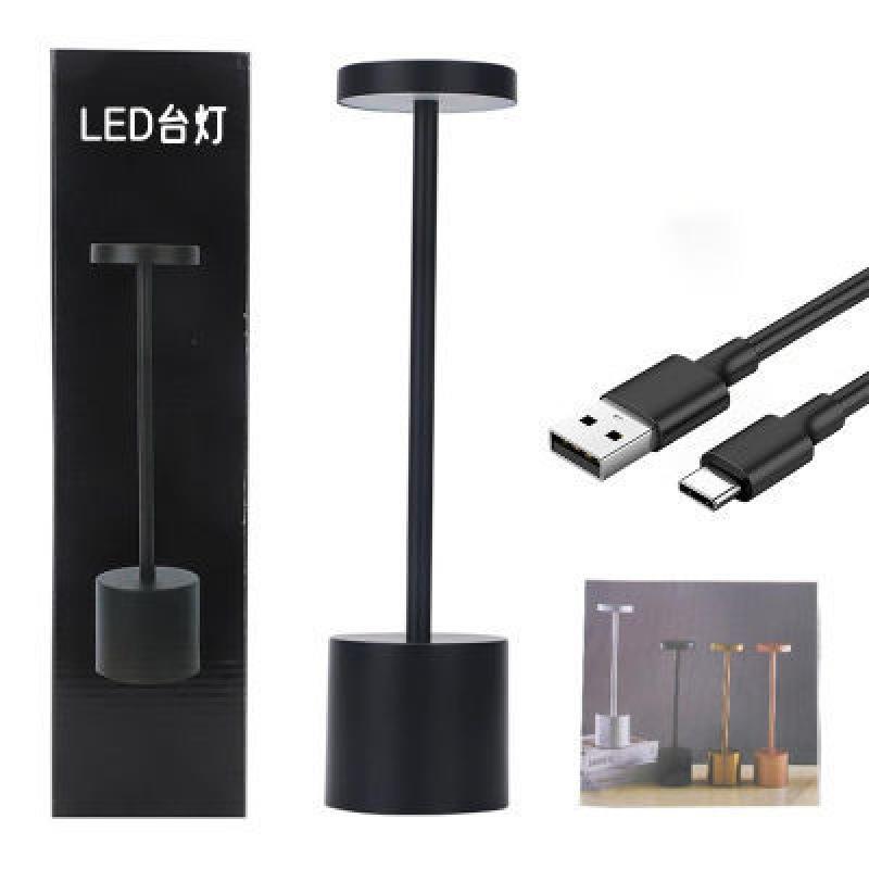 s%桌面怀旧插电式台灯可触摸开关节能落地灯氛围卧室简约个性可移 - 图0