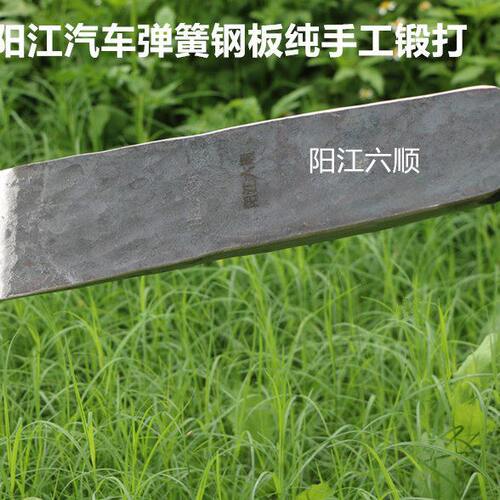 园林挖树铲钢柄花锹手工钢锹弹簧锻打钢锹挖锄起苗器连柄铁锹锻打 - 图2