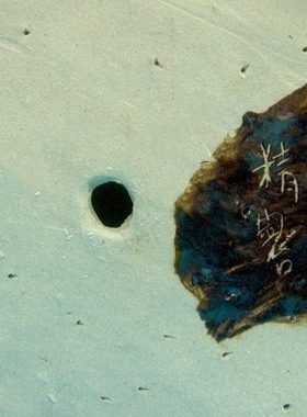 石湾陶瓷公仔美女仕女手工摆件客厅家居简约创意古典仕女蝶恋花