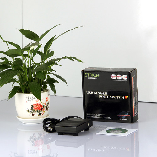 一位USB游戏脚踏开关 USB脚踏按键 金属踏板 超声医疗B超机踏板 - 图3
