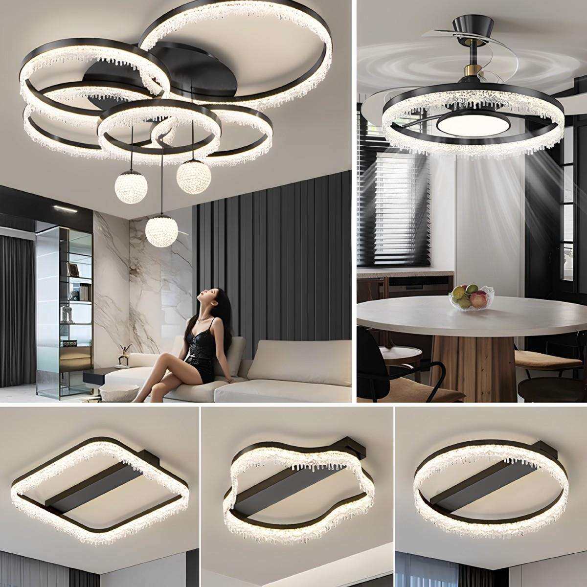 客厅吊灯2025新款轻奢感意式极简客厅主灯吸顶灯全屋灯具套餐,淘宝优惠券,粉丝福利购,淘宝优惠卷