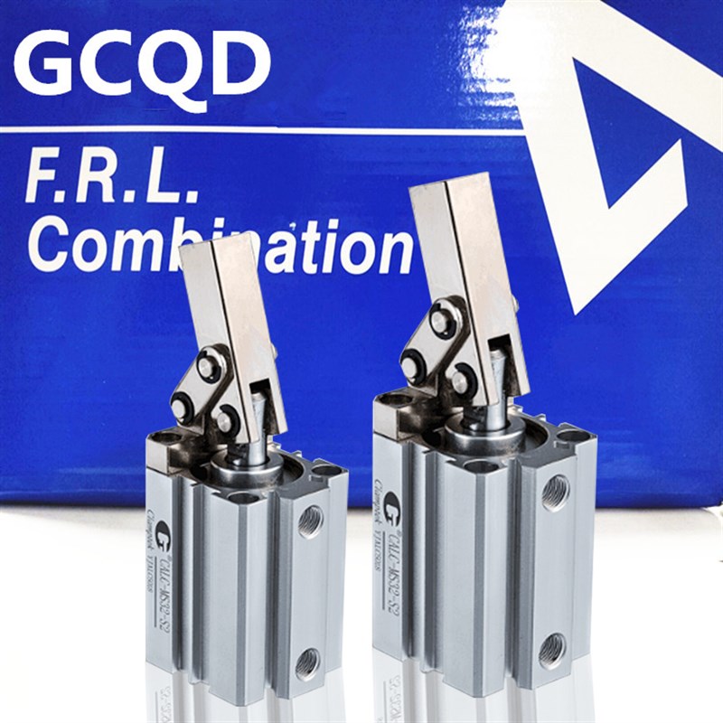 ALC杠杆式气压缸CALC-MS25-MS32-MS4E0-MS50-MS63-S2下压气缸JGL - 图1