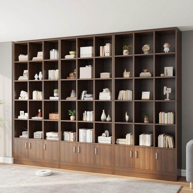 书柜带门高2米4书架落地置物架防尘家用一体整墙自由组合置物柜子,淘宝优惠券,粉丝福利购,淘宝优惠卷