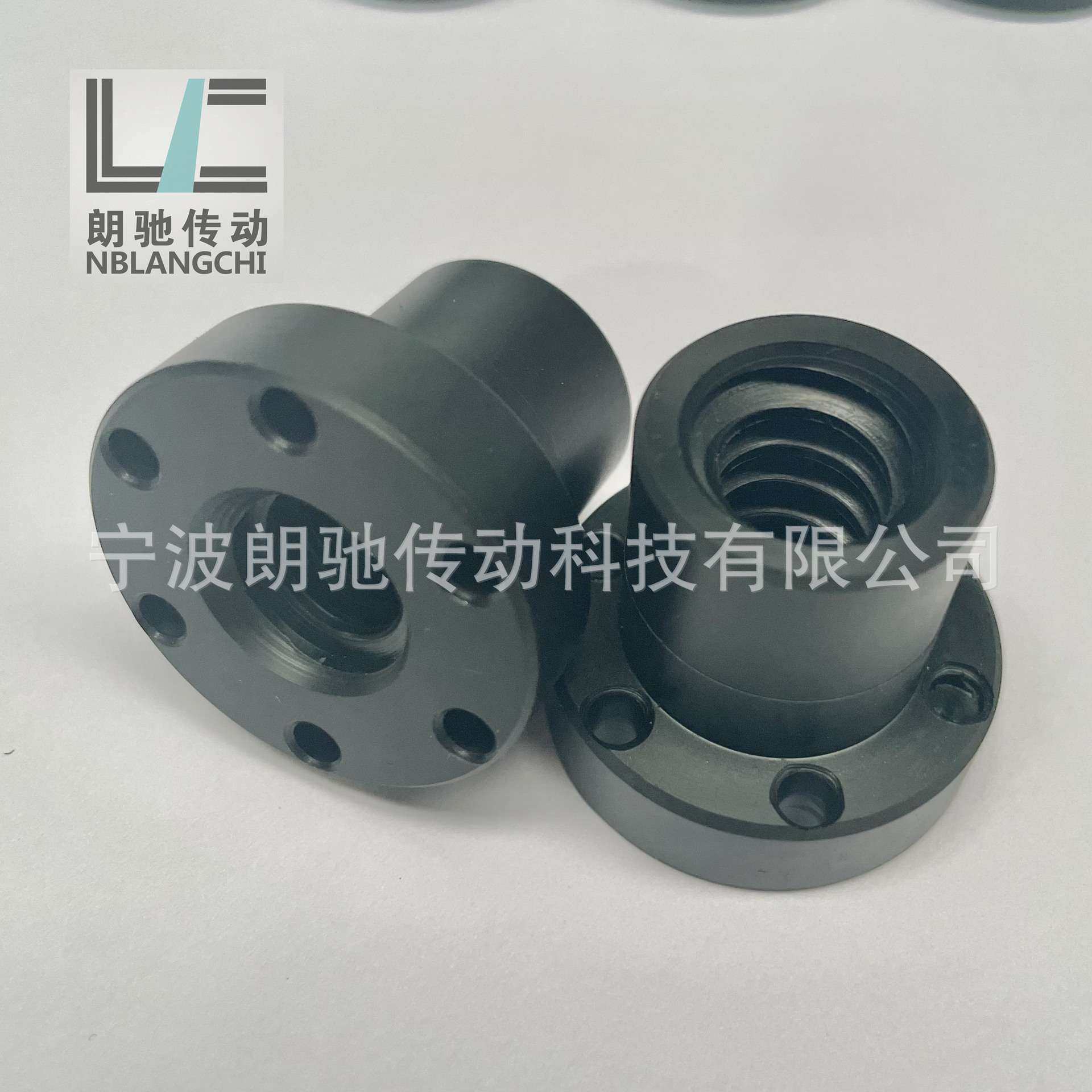 T型梯形螺纹POM聚甲醛塑料法兰静音螺母TR16 TR20 TR24 TR30 TR40,淘宝优惠券,粉丝福利购,淘宝优惠卷