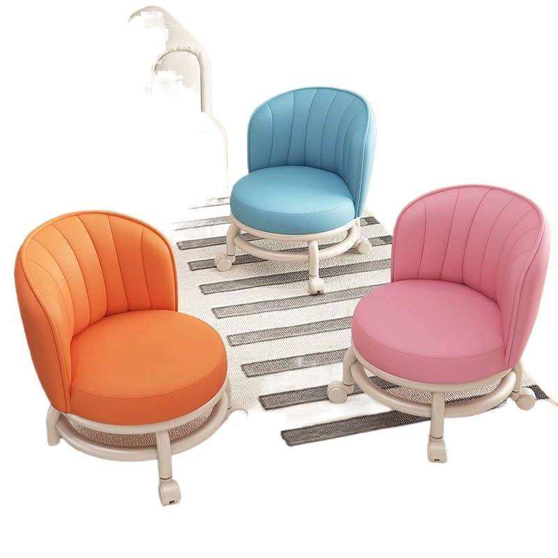 儿童大人小型网红圆凳沙发凳滑轮矮凳小椅子万向轮小凳子家用板凳,淘宝优惠券,粉丝福利购,淘宝优惠卷